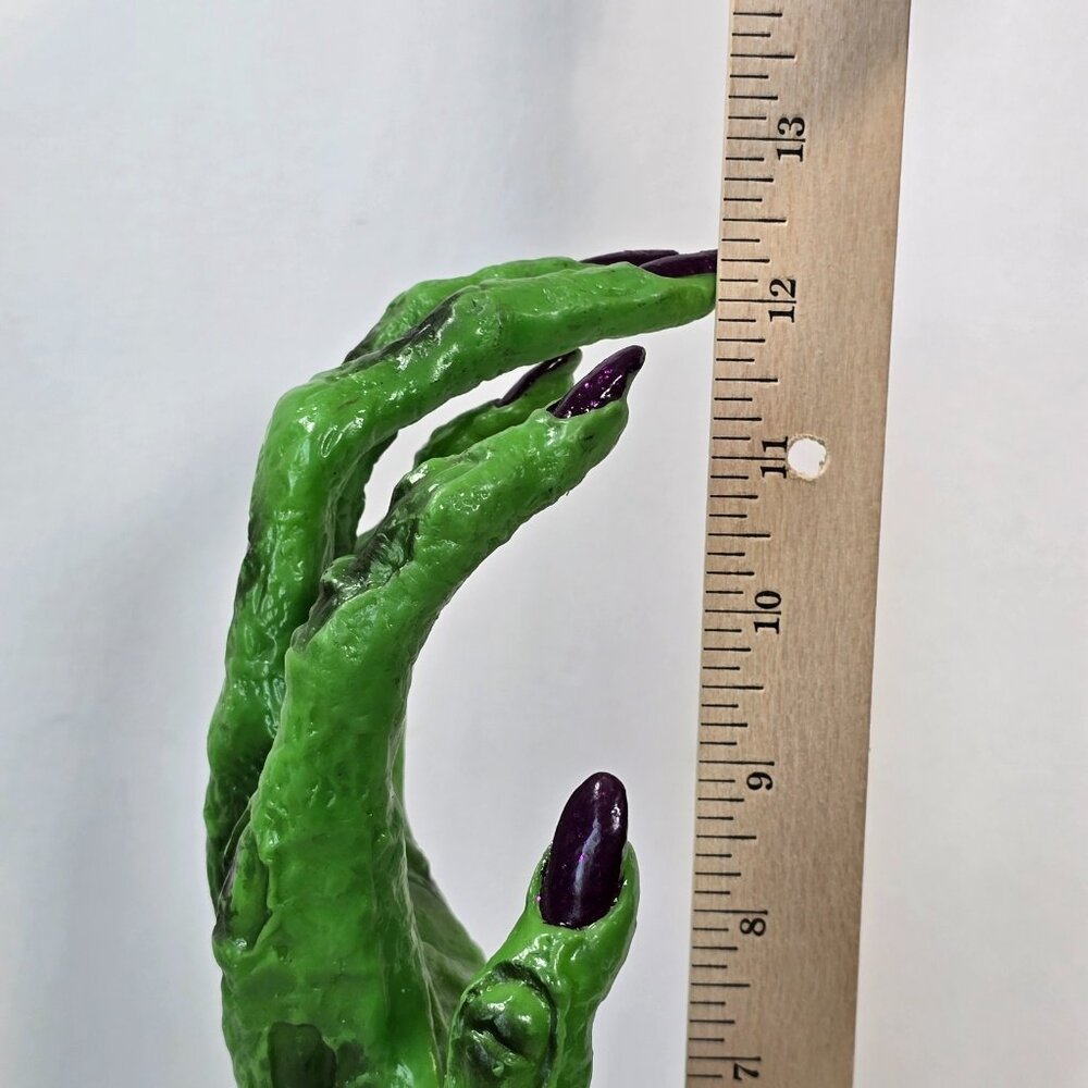 VTG Gemmy Animatronic Witch Hand Halloween Decor Prop Talking Fingers Move 90s - Picture 10 of 10